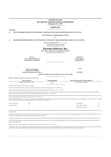 Thumbnail Paycom
 10-K Annual Report 2023