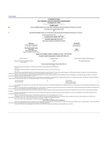 Vorschaubild Axsome Therapeutics
 10-K Jahresbericht 2023