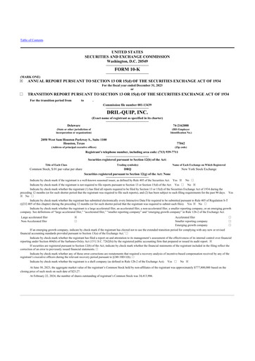 Thumbnail Innovex International 10-K Annual Report 2023