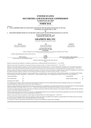 Thumbnail LENZ Therapeutics 10-K Annual Report 2023