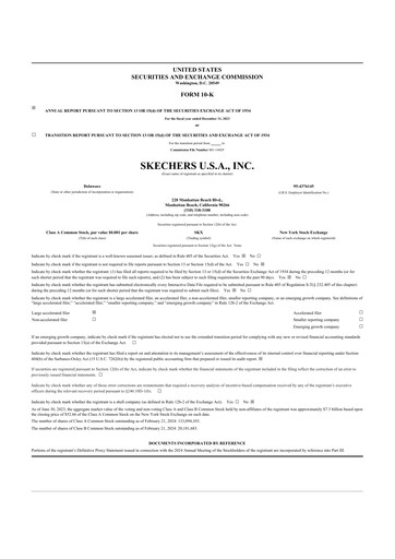 Thumbnail Skechers
 10-K Annual Report 2023