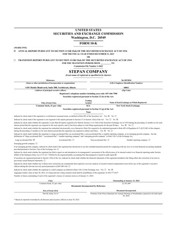 Thumbnail Stepan Company
 10-K Annual Report 2023