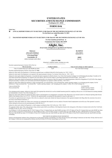 Thumbnail Alight 10-K Annual Report 2023