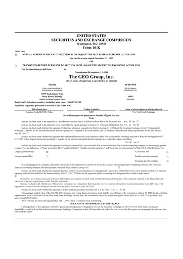 Thumbnail Geo Group 10-K Annual Report 2023