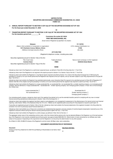 Vorschaubild First Mid Bancshares 10-K Jahresbericht 2023