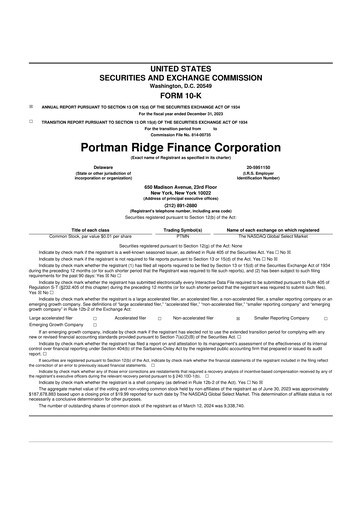 Vorschaubild BCP Investment Corporation 10-K Jahresbericht 2023