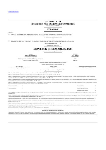 Thumbnail Montauk Renewables 10-K Annual Report 2023