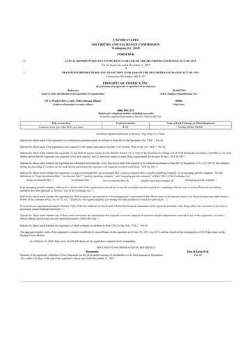 Thumbnail FreightCar America
 10-K Annual Report 2023