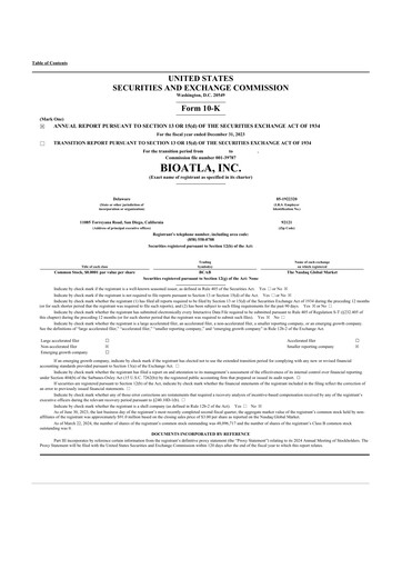 Miniature BioAtla 10-K Rapport annuel 2023