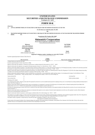Vorschaubild Shimmick 10-K Jahresbericht 2023