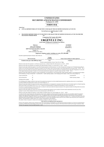 Thumbnail Urgent.ly Inc. 10-K Annual Report 2023