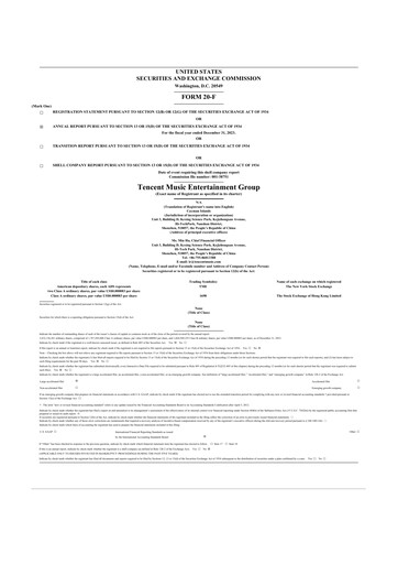 Thumbnail Tencent Music Entertainment 20-F Annual Report 2023