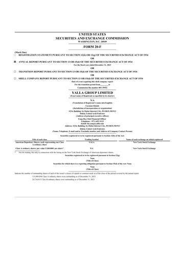 Thumbnail Yalla Group 20-F Annual Report 2023