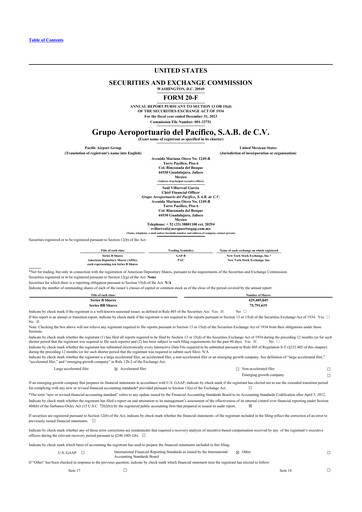 Thumbnail Grupo Aeroportuario del Pacífico
 20-F Annual Report 2023