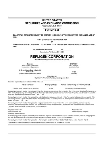 Thumbnail Repligen
 10-Q Quarterly Report FY2024 