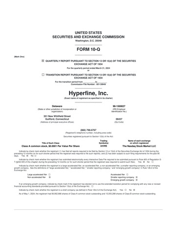 Miniature Hyperfine 10-Q Rapport trimestriel 2024 