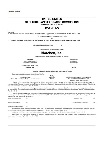 Thumbnail Marchex 10-Q Quarterly Report FY 