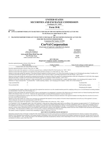 Thumbnail CorVel Corporation
 10-K Annual Report 2024