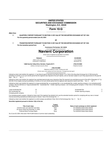 Thumbnail Navient 10-Q Quarterly Report FY2024 
