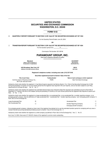 Thumbnail Paramount Group 10-Q Quarterly Report FY2024 