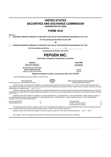 Thumbnail PepGen 10-Q Quarterly Report FY 