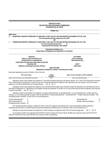 Thumbnail Paymentus 10-Q Quarterly Report FY2024 