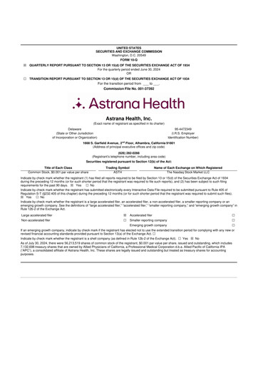 Thumbnail Astrana Health 10-Q Quarterly Report FY2024 