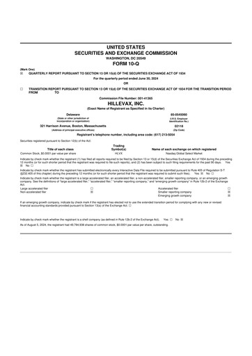 Thumbnail HilleVax 10-Q Quarterly Report FY2024 