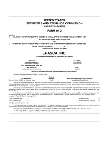 Thumbnail Erasca 10-Q Quarterly Report FY2024 