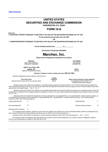 Thumbnail Marchex 10-Q Quarterly Report FY 