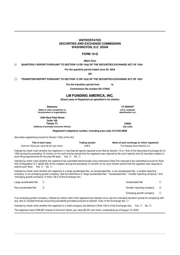 Thumbnail LM Funding America 10-Q Quarterly Report FY2024 