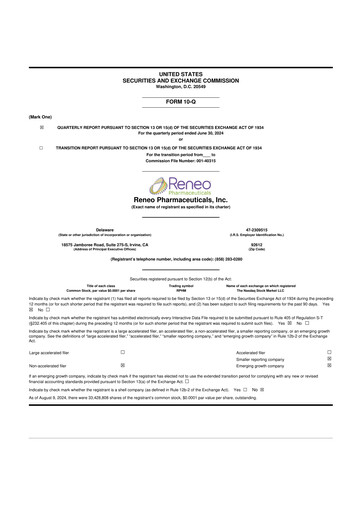 Thumbnail OnKure Therapeutics 10-Q Quarterly Report FY 