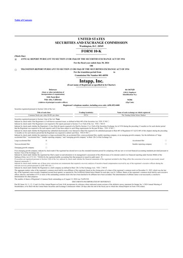 Thumbnail Intapp 10-K Annual Report 2024