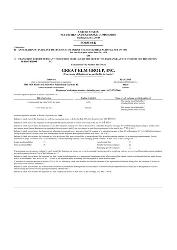 Thumbnail Great Elm Group 10-K Annual Report 2024