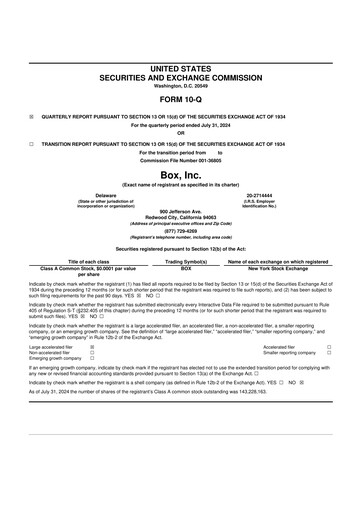 Thumbnail Box, Inc. 10-Q Quarterly Report FY 