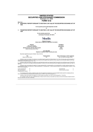 Thumbnail Moelis & Company 10-Q Quarterly Report FY2024 