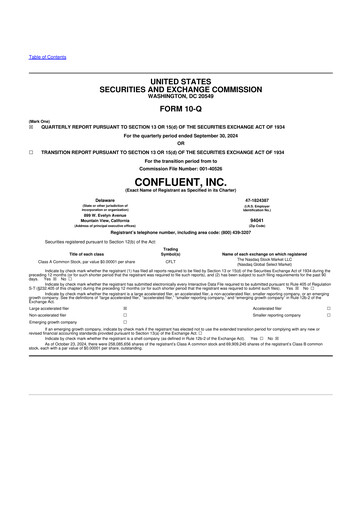 Thumbnail Confluent 10-Q Quarterly Report FY2024 
