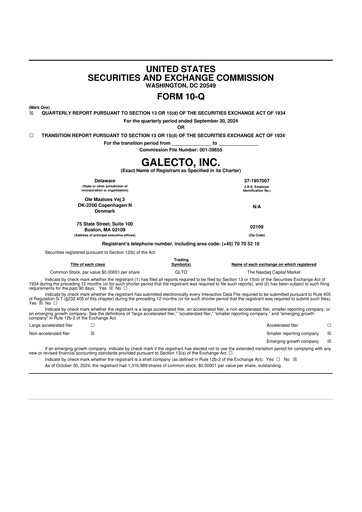 Miniature Damora Therapeutics 10-Q Rapport trimestriel 2024 