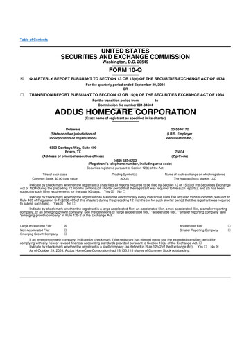 Thumbnail 
Addus HomeCare 10-Q Quarterly Report FY2024 