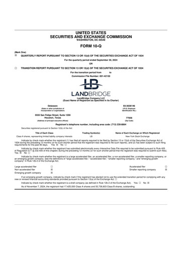 Vorschaubild LandBridge 10-Q Quartalsbericht 2024 