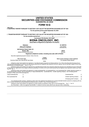 Thumbnail Ikena Oncology 10-Q Quarterly Report FY2024 