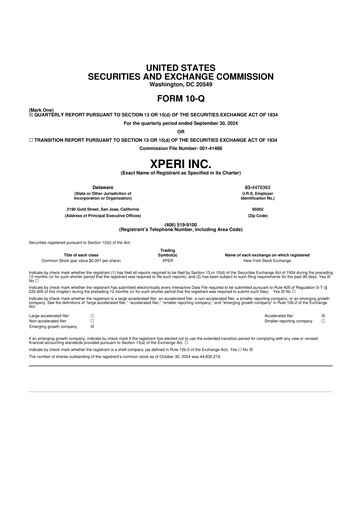 Thumbnail Xperi 10-Q Quarterly Report FY2024 