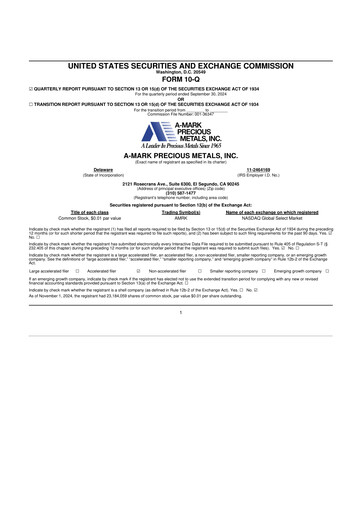 Thumbnail A-Mark Precious Metals 10-Q Quarterly Report FY2025 