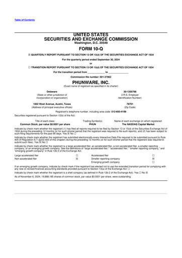 Thumbnail Phunware 10-Q Quarterly Report FY 