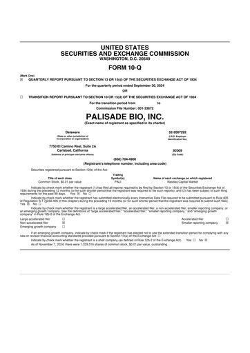 Thumbnail Palisade Bio 10-Q Quarterly Report FY2024 