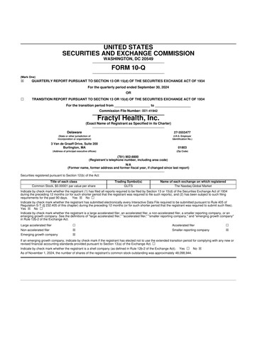 Vorschaubild Fractyl Health 10-Q Quartalsbericht  
