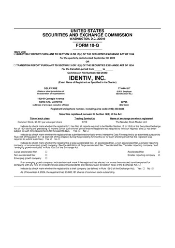 Thumbnail Identiv 10-Q Quarterly Report FY2024 