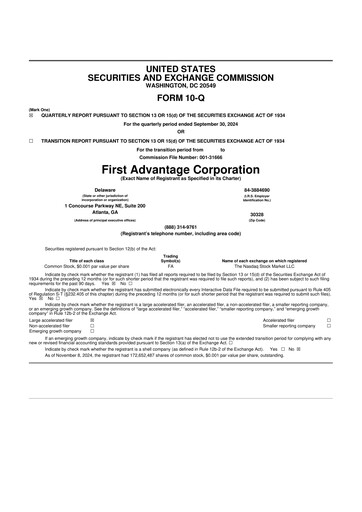 Thumbnail First Advantage 10-Q Quarterly Report FY2024 