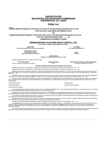 Thumbnail PennantPark Floating Rate Capital Ltd.
 10-K Annual Report 2024