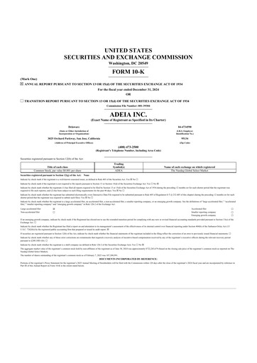 Thumbnail Adeia 10-K Annual Report 2024